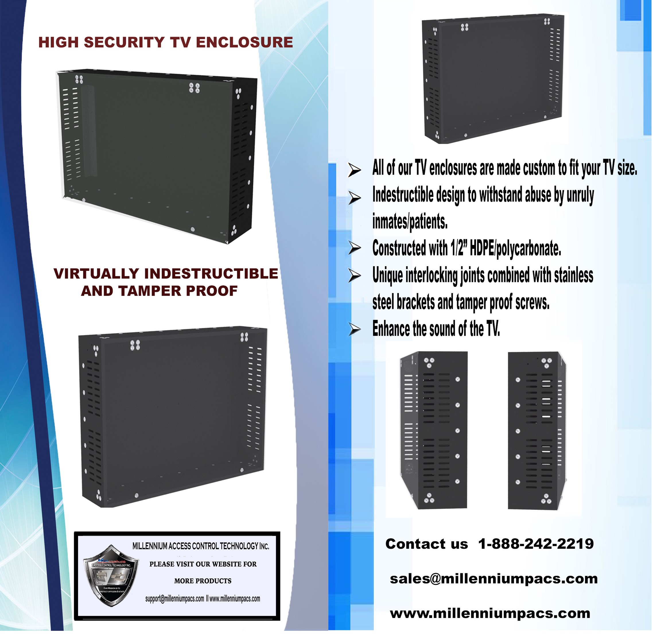 High Security TV Enclosure